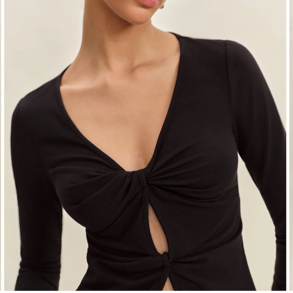 NWT • Silas knit top black - small - Picture 2 of 8